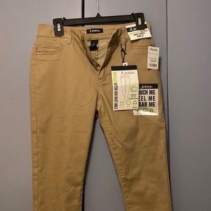 D Jeans, NWT, khaki color; size 6.  Sateen high waist ankle.